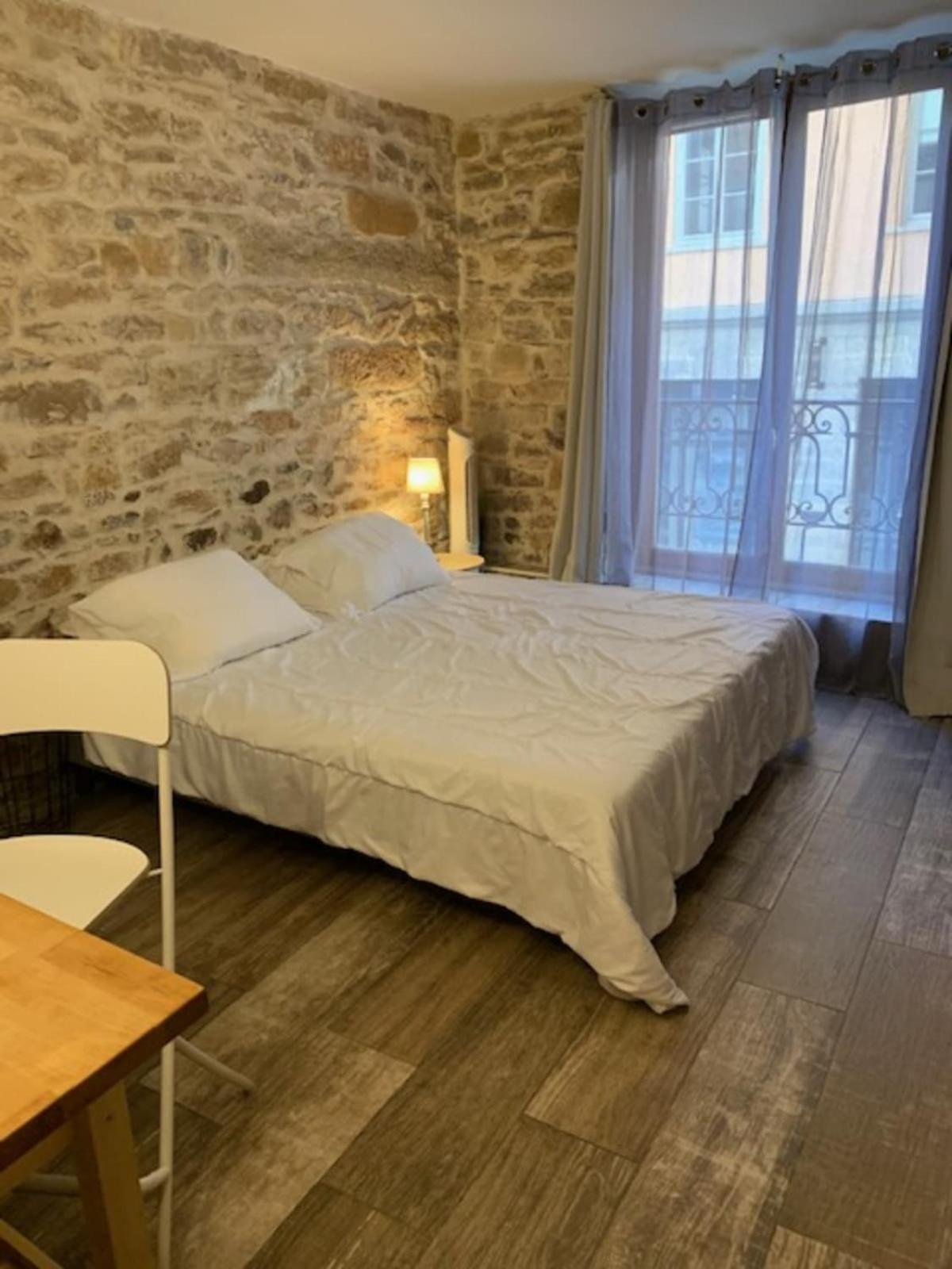 Studio With Exposed Stone Vieux Lyon Dış mekan fotoğraf